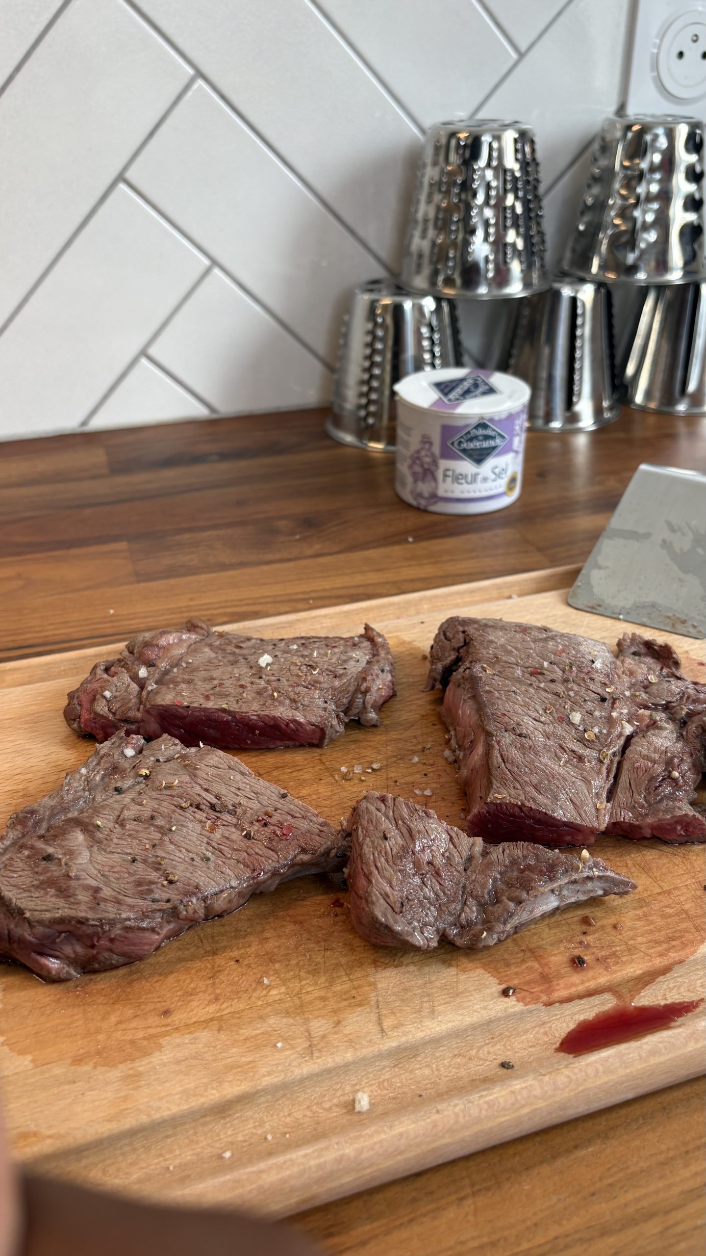 Steak grillé