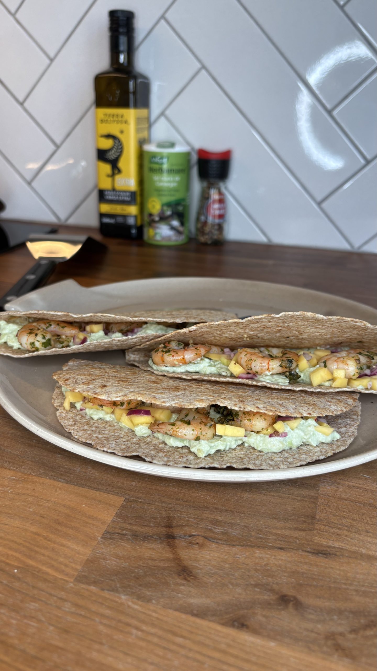 Tacos aux crevettes