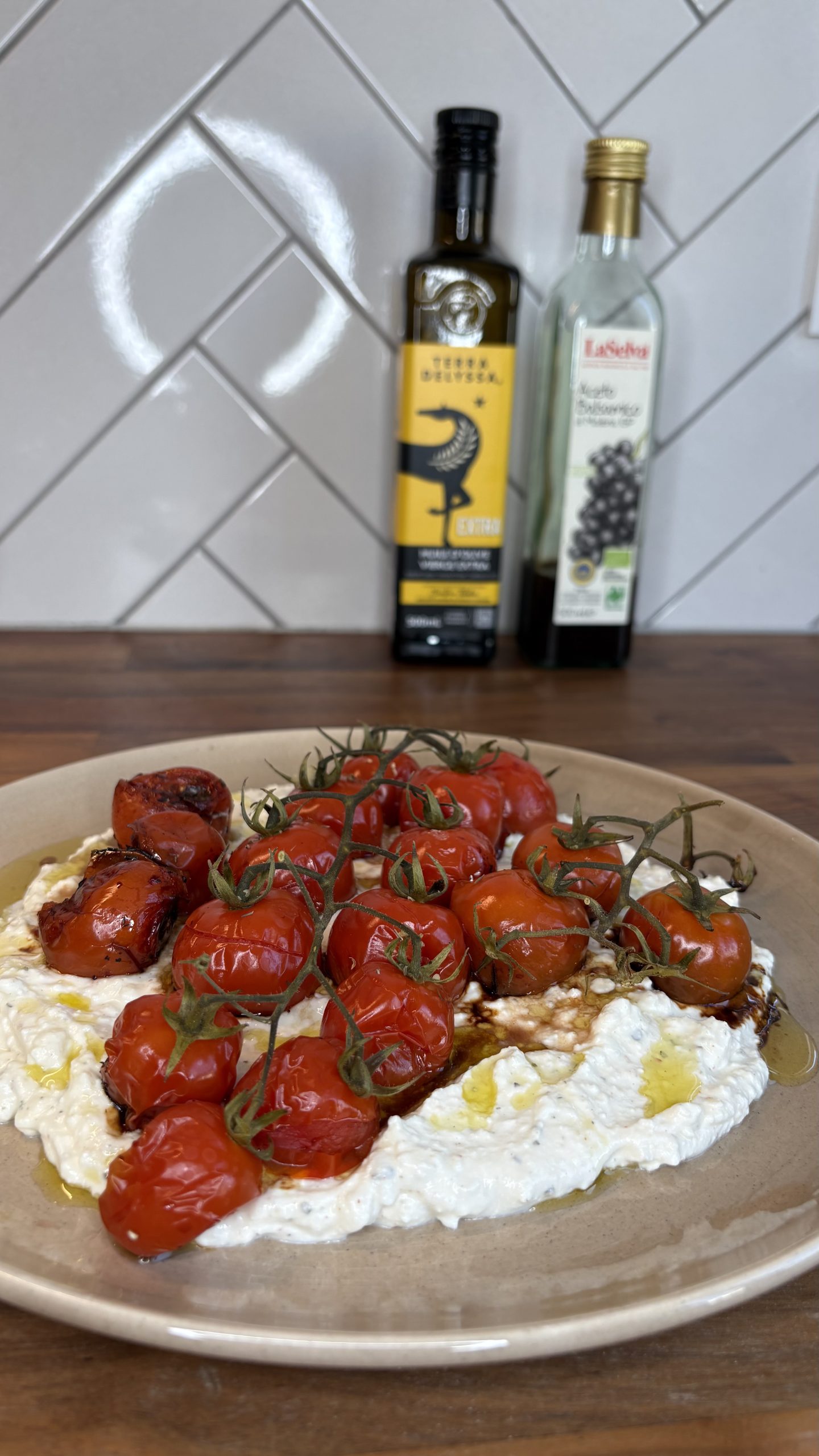 Tomates rôties  à la feta