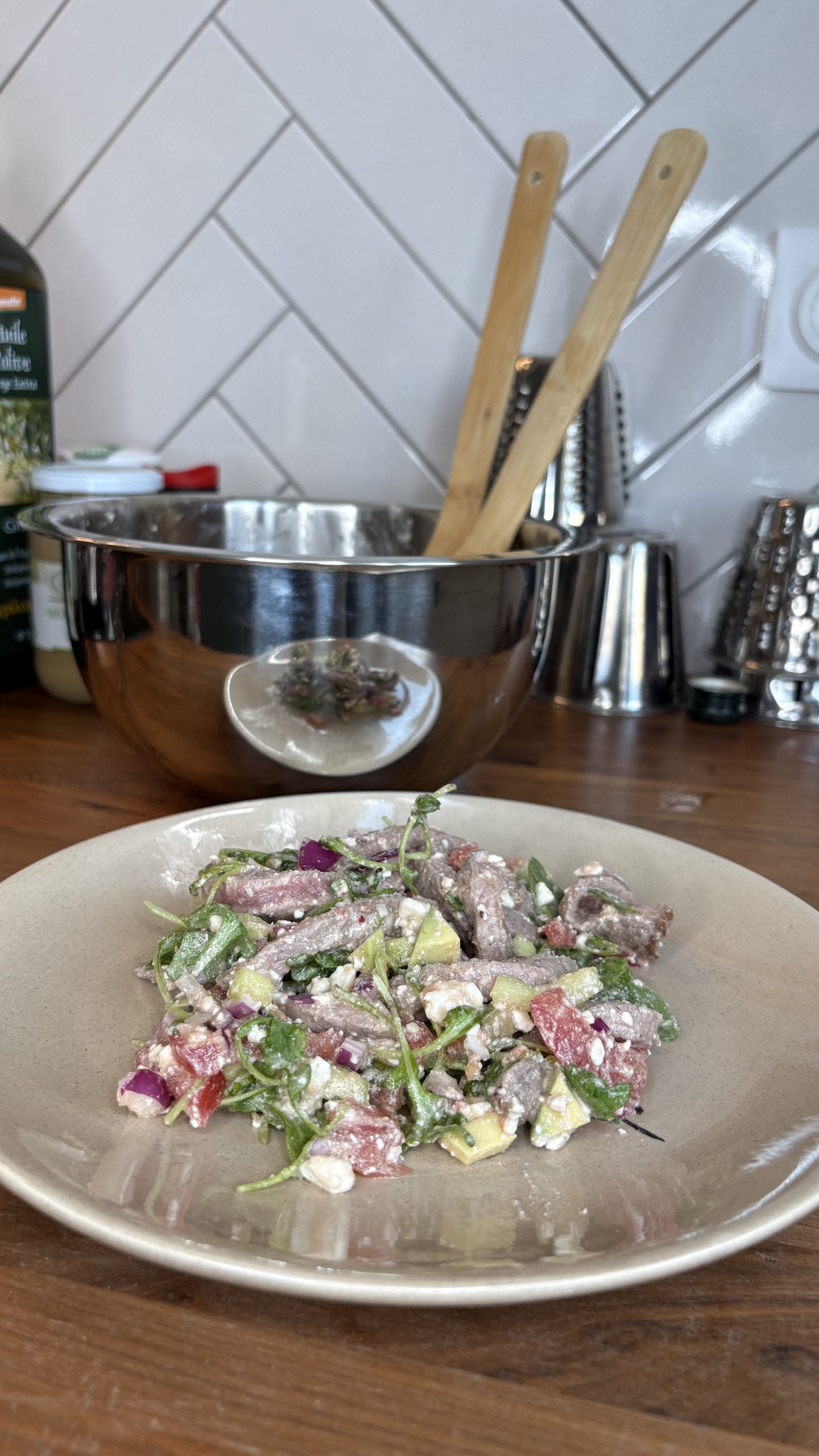 Salade de steak